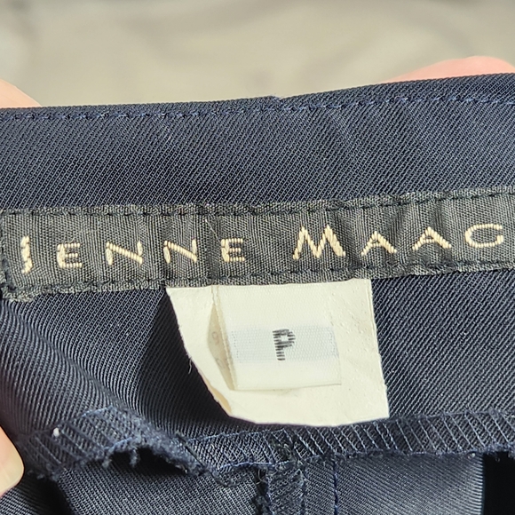 Jenne Maag Black Tapered Leg w/ Slits at the Hem Sides Dress Pants Size P (XXS) - Picture 5 of 8